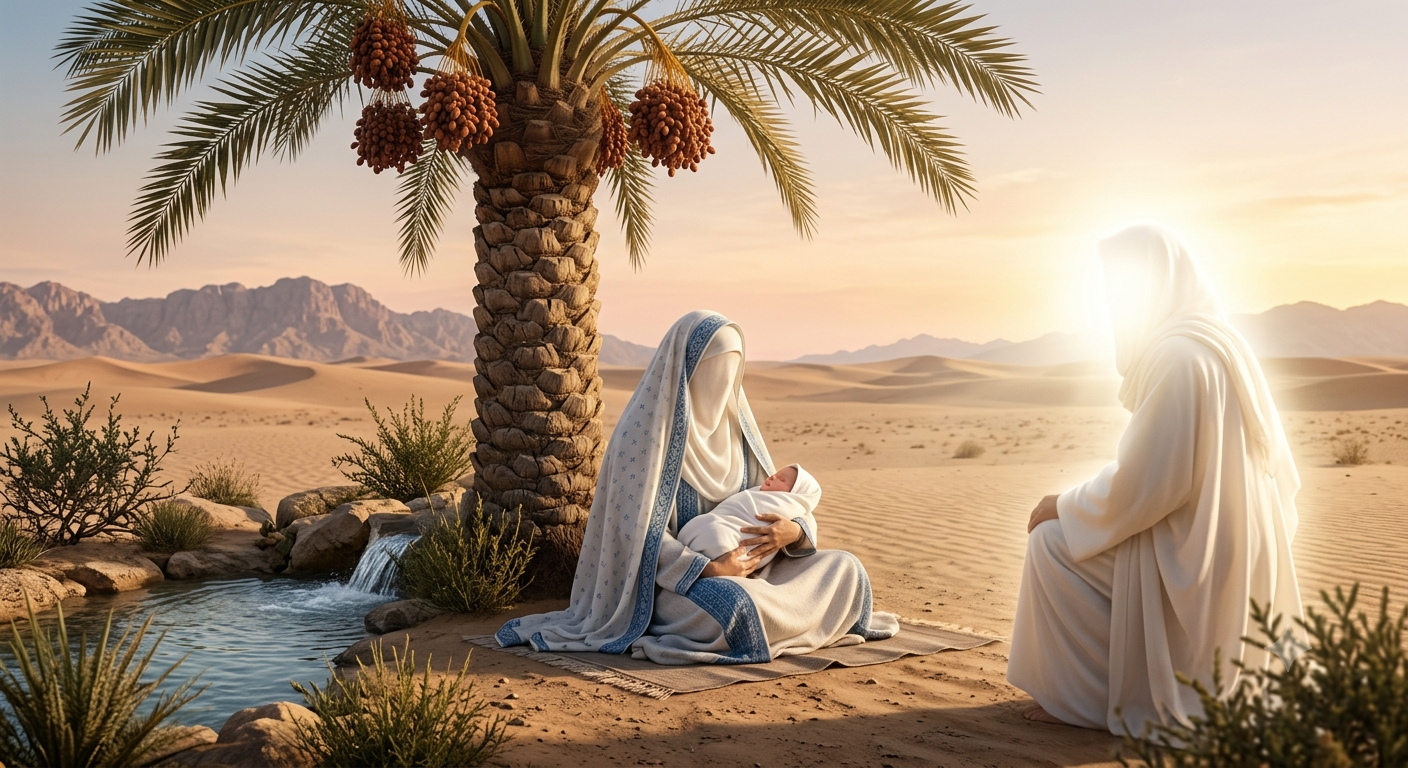 Hazrat Maryam (A.S.) Ki Puri Kahani | Hazrat Isa (A.S.) Ki Paidaish Ka Hairatangez Waqia