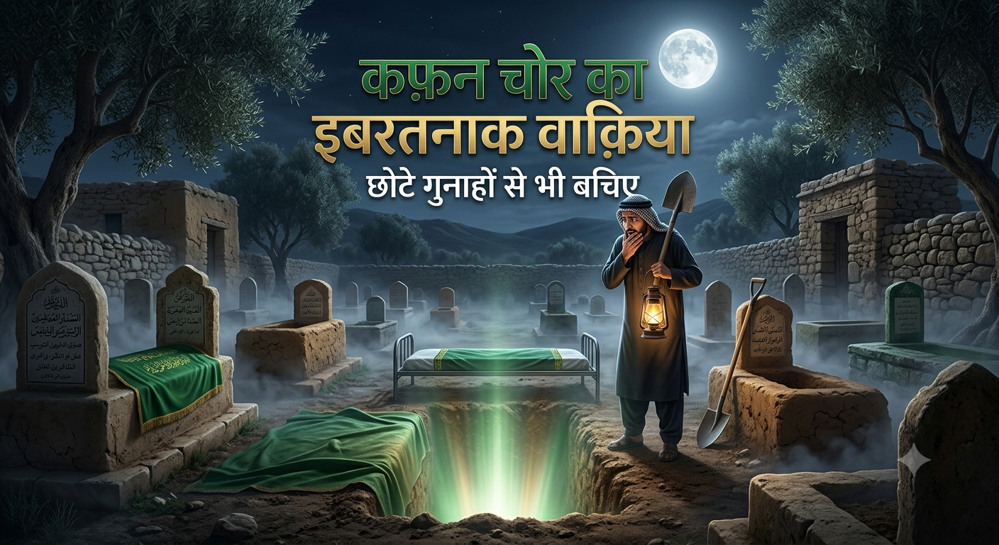 कफ़न चोर का इबरतनाक वाक़िया: छोटे गुनाहों को हल्का समझने का अंजाम | हर मुसलमान ज़रूर पढ़े |Kafan Chor Ka Ibratnak Waqiya: Chhote Gunahon Ko Halka Samajhne Ka Anjaam | Har Musalman Zarur Padhe amazing story