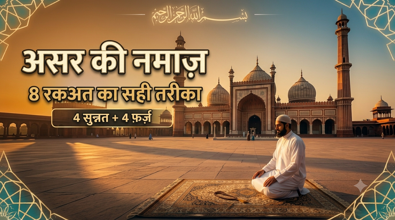 असर की नमाज़ पढ़ने का तरीक़ा।8 रकअत कैसे पढ़ें? 4 सुन्नत + 4 फ़र्ज़ | पूरी जानकारी| Asar ki Namaz padhne ka tariqa|8 Rakat Kaise Padhein? 4 Sunnat + 4 Farz | Puri Jankari amazing story