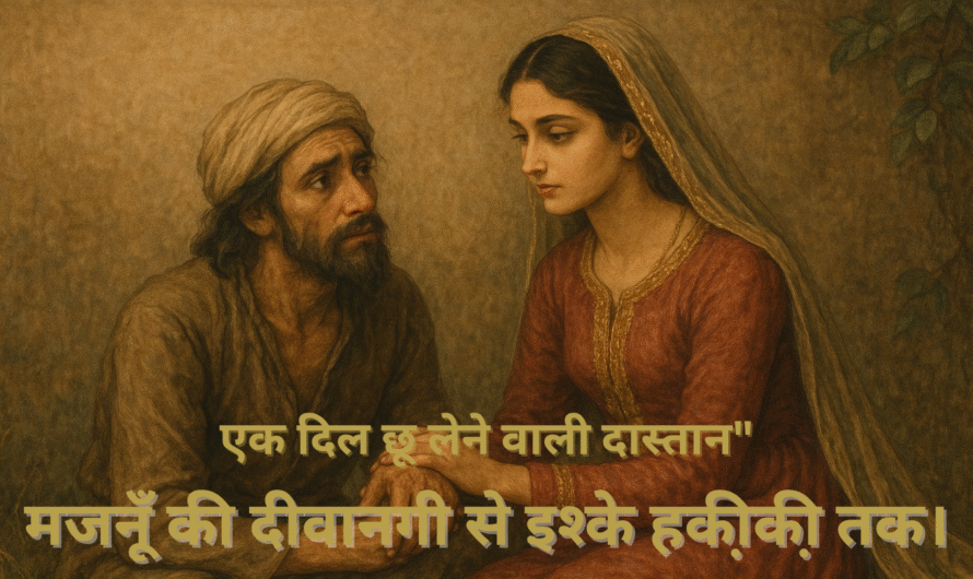 मजनूँ की दीवानगी से इश्के हकी़की़ तक। Majnu ki diwangi se Ishqe haqiqi tak.