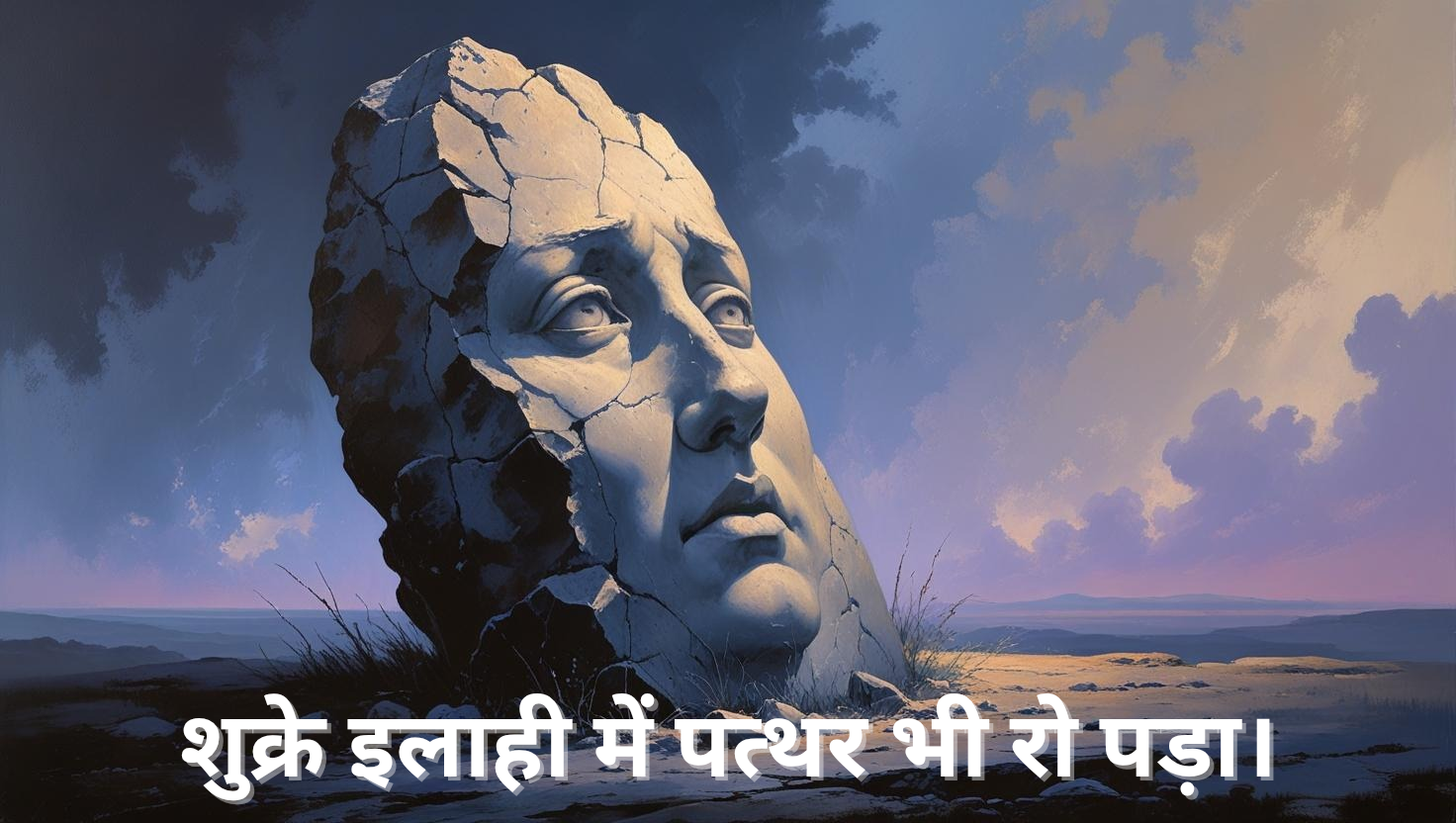 शुक्रे इलाही में पत्थर भी रो पड़ा। 20250525 130429 0000