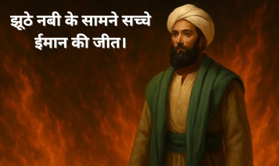झूठे नबी के सामने सच्चे ईमान की जीत। Jhuthe Nabi ke samne sacche Imaan ki Jeet.