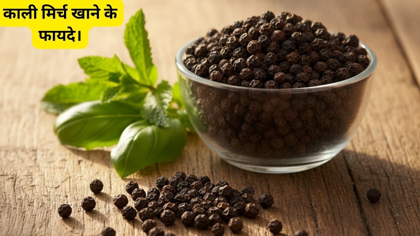 काली मिर्च खाने के फायदे।Health Benefits of Black Pepper.