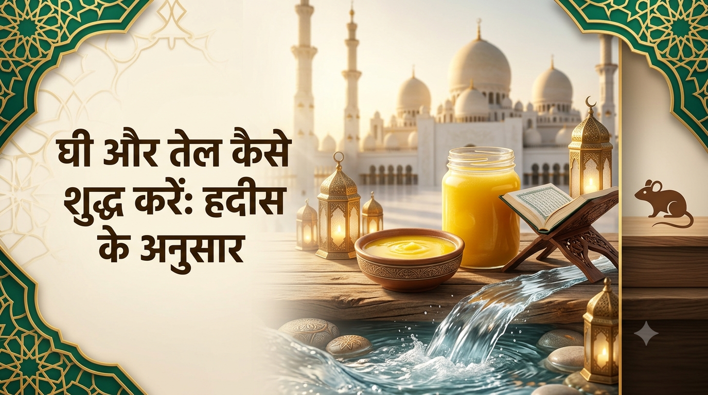 घी या तेल नापाक हो जाए तो कैसे पाक करें? | सही हदीस और शरीअत का आसान तरीक़ा |Ghee Ya Tel Napak Ho Jaye To Kaise Pak Karen? | Sahi Hadees Aur Shariyat Ka Aasan Tariqa