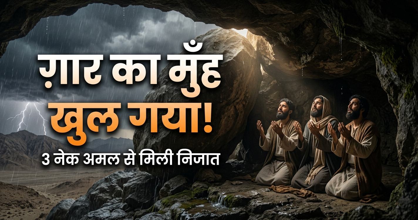 ग़ार का मुँह बंद हो गया! 3 आदमियों ने कौन से नेक अमल किए कि अल्लाह ने निजात दी?Ghaar Ka Muh Band Ho Gaya! 3 Aadmi Ne Kaun Se Nek Amal Kiye Ki Allah Ne Nijaat Di? Amazing story