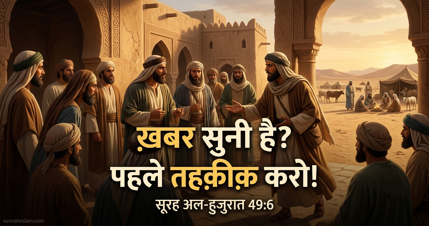 फ़ासिक़ की ख़बर पर तुरंत यक़ीन मत करो! कुरआन का बड़ा हुक्म और ग़ज़वा बनी मुस्तलिक़ का हैरतअंगेज़ वाक़िआ| Fasiq Ki Khabar Par Fauran Yaqeen Mat Karo! Quran Ka Bada Hukm Aur Ghazwa Bani Mustaliq Ka Hairatangez Waqia